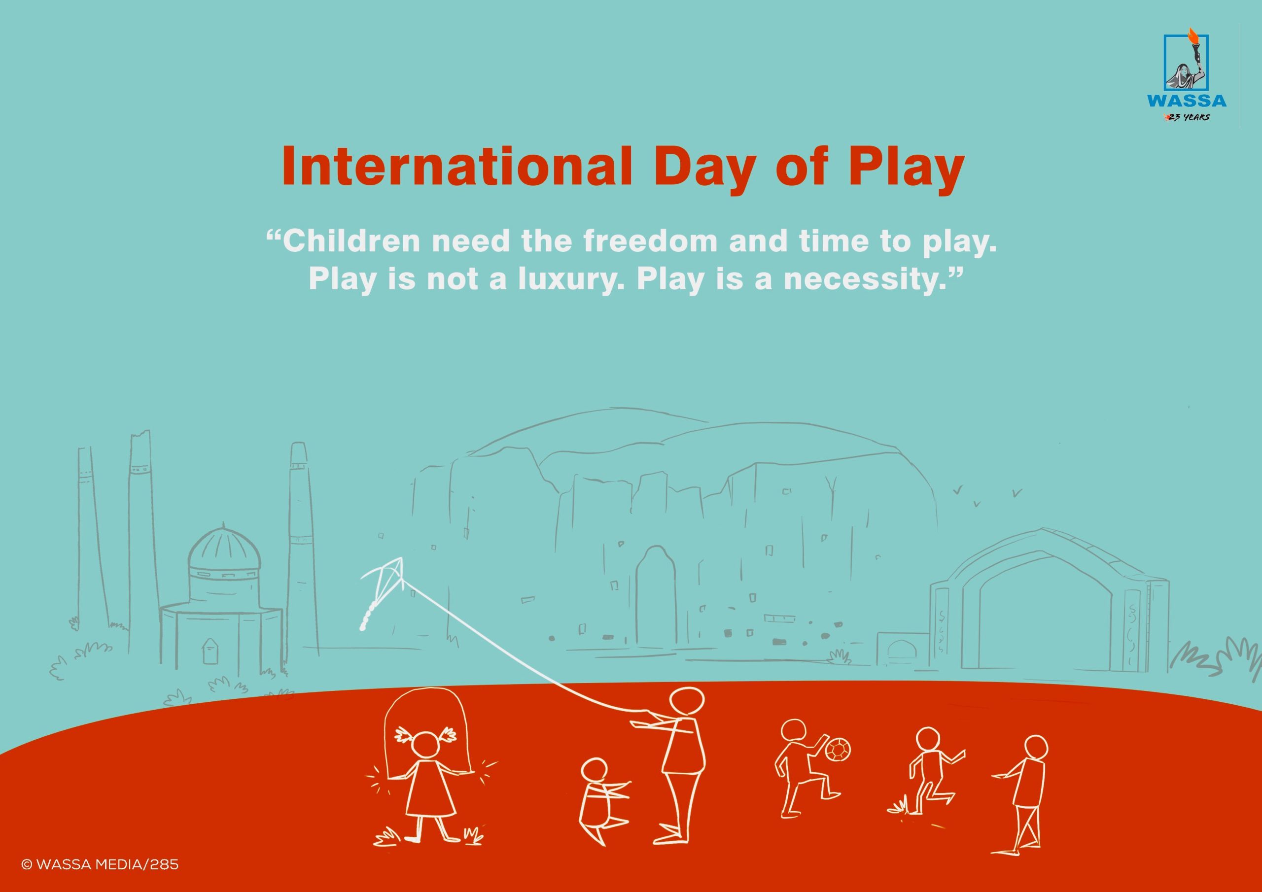 📷 At WASSA, we believe that every child deserves a childhood filled with joy, imagination, and the freedom to play. On this World Play Day, we honor the power of play as a vital part of childhood development, learning, and healing—especially for children growing up in challenging environments. Play is not just fun—it’s how children explore the world, build confidence, develop social skills, and process emotions. In the communities we serve, WASSA is committed to creating safe, inclusive spaces where girls and boys can play, dream, and grow. Today, let’s all remember: a playful world is a hopeful world. Let’s invest in childhood. Let’s invest in play